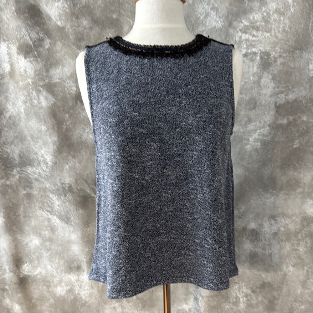 THML Gray Embellished Boxy Tank Top
(Love 10)